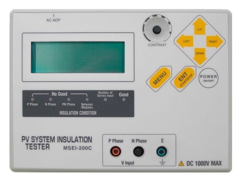 太陽光発電設備直流回路絶縁診断装置 MSEI-200C